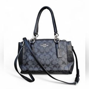 Coach Black and Gray Shoulder Bag